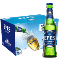 Efes Pilsener Slow Brew Bottle Beer 330ml  -  24 Bottles Full Case