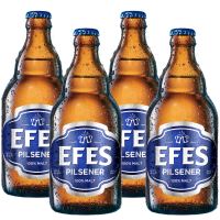 Efes Pilsener Bottle Beer 500ml - 4 Bottles