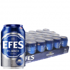 Efes Pilsener Can Beer 330ml - 24 Cans Full Case