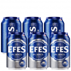 Efes Pilsener Can Beer 330ml - 6 Cans