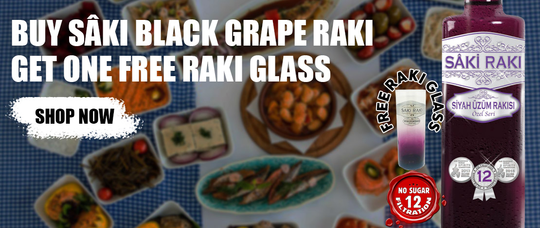 Buy Sâki Black Grape Raki Get Free Raki Glass